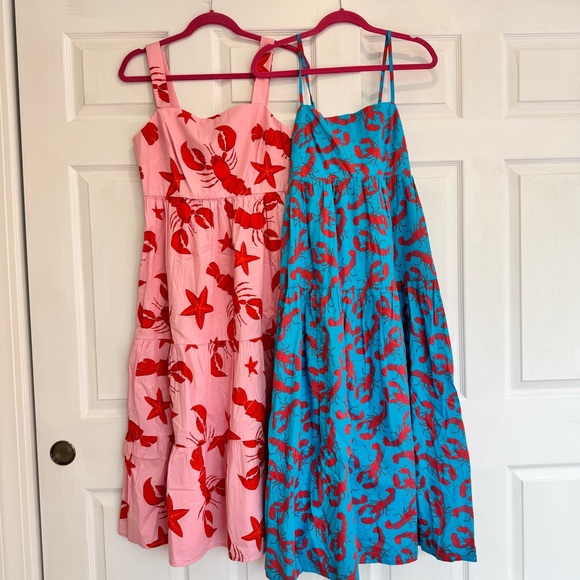 J. Crew Factory Lobster Dresses size 8 - Picture 1 of 4